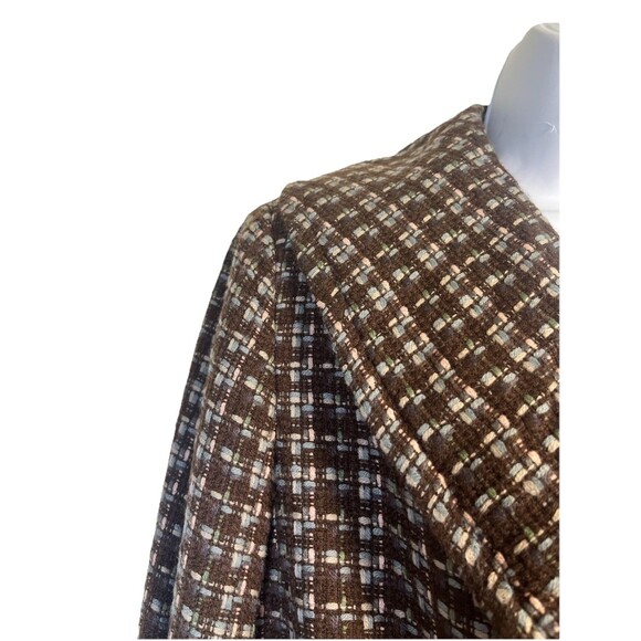 Renfrew Collection Tweed Blazer Double Breast Jacket Buttoned Vintage Y2K Sz 12 - Picture 7 of 16